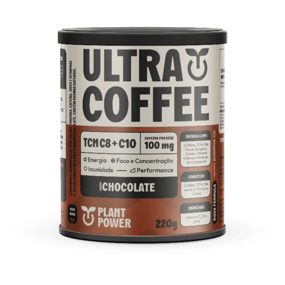Ultracoffee Chocolate Vegano com Vitaminas e Minerais 220g