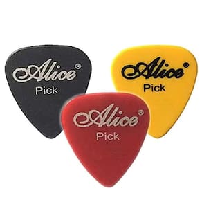 Kit 3 Palhetas Nylon Para Violão Guitarra Variadas