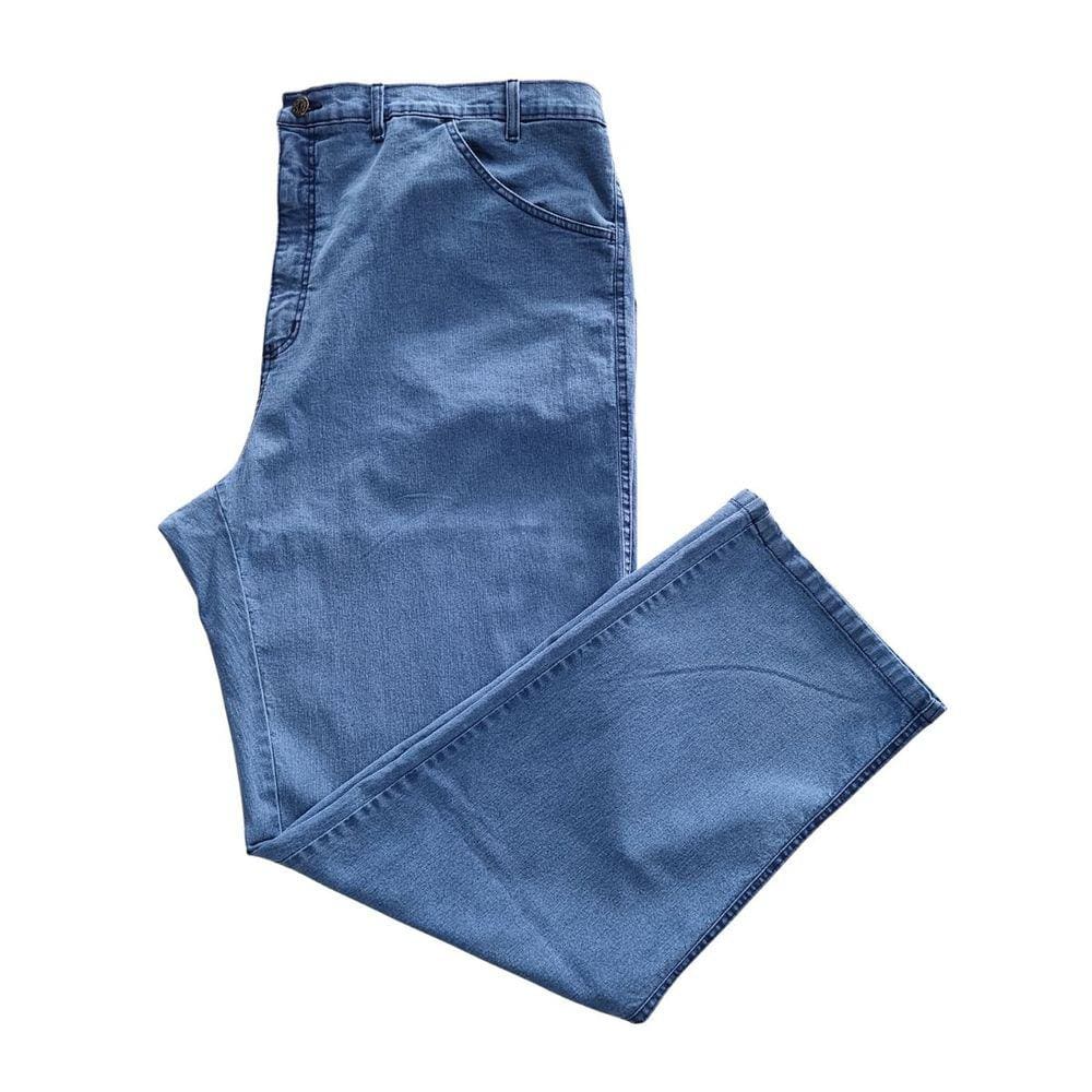 Calça Jeans Masculina Premium Tamanho Especial c/ Elastano Cós Meio Elástico Jamer M4773