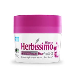 Desodorante Creme 55g Bioprotect Hibisco Herbíssimo