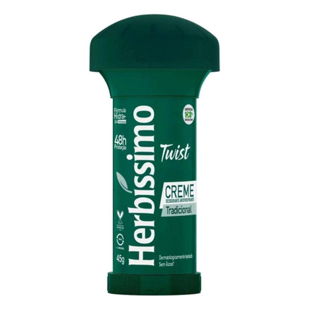 Desodorante Twist Antitranspirante Tradicional Herbissimo 45G