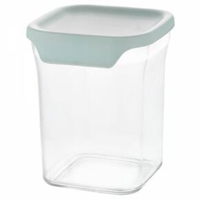 Pote Hermético Quadrado de Plástico 850ML