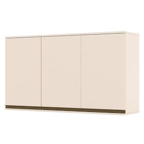 Armário Aéreo 3 Portas 120 cm Évelin Off White - Henn