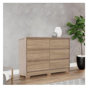 Cômoda Ambiente Ravenna 6 Gavetas Jequitibá Brilho - Henn