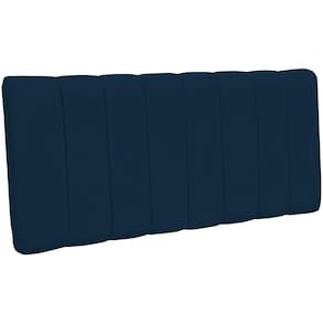 Cabeceira Casal 140cm Dubai W01 Azul Marinho