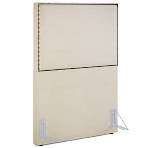 Cabeceira Cama Box Solteiro 100 Cm Linho Champagne