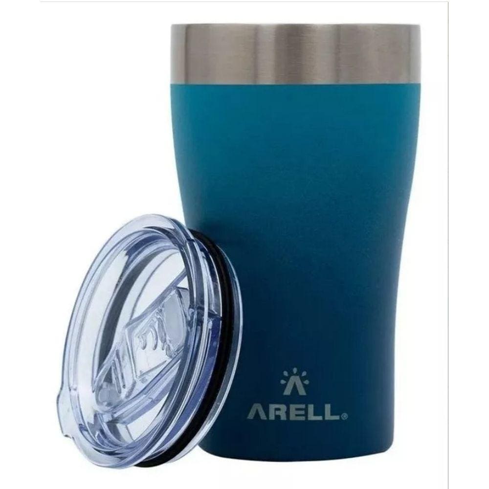 Copo Termico Tulip 500Ml Ocean Blue Com Tampa Arell