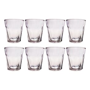 Kit 8 Peças Copo Shot Vidro Tequila Cachaça Bar 45ml Dose