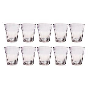 Kit 10 Peças Copo Shot Vidro Tequila Cachaça Bar 45ml Dose