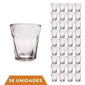 Jogo Copos Shot 36 Peças Vidro Bar Cachaça Tequila Dose 45ml