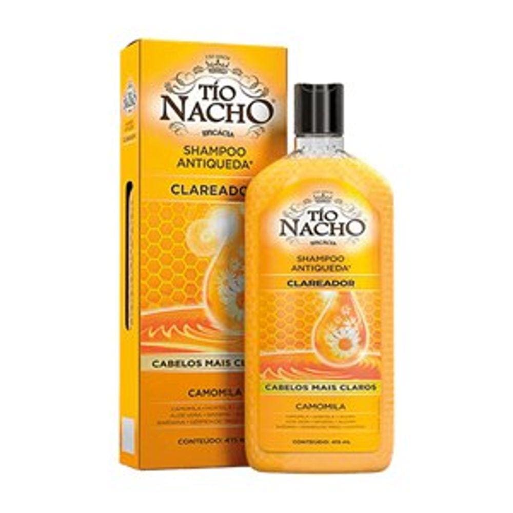 Shampoo tio nacho clareador antes e depois | Casas Bahia