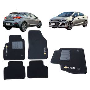Tapete Carpete 6Mm Gm/Chevrolet Cruze Todos 2019 20 21 22 23