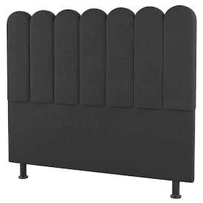 Cabeceira Cama Box Casal Lana 140cm Linho Cinza - Desk Design