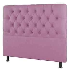 Cabeceira Cama Box Solteiro Nice 100cm Suede Rosa - Desk Design
