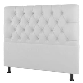 Cabeceira Cama Box Casal Nice 140cm Sintético Branco - Desk Design