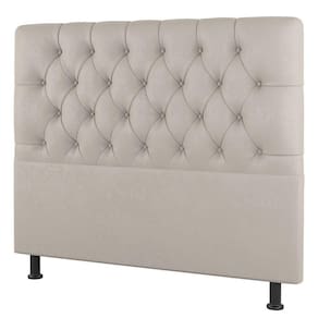 Cabeceira Cama Box Casal Queen Size Nice 160cm Linho Bege - Desk Design