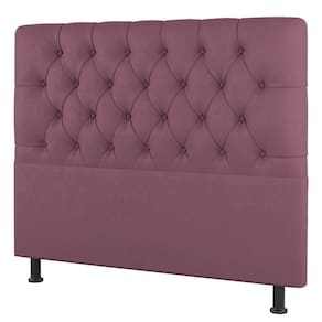 Cabeceira Cama Box Casal King Size Nice 195cm Suede Rosê - Desk Design