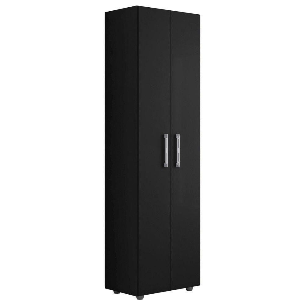 Armário Lavanderia Multiuso Beatriz 2 Portas Preto Fosco - Desk Design