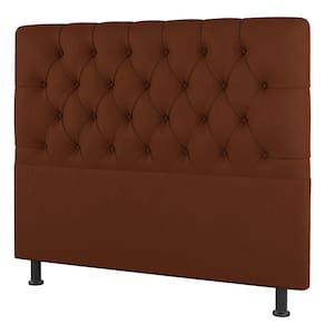 Cabeceira Cama Box Casal Nice 140cm Suede Terracota - Desk Design