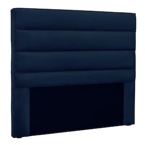 Cabeceira King 1,95m Las Palmas Suede - Pallazio Cor Azul Marinho