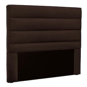 Cabeceira Casal 1,40m Las Palmas Suede Marrom - Pallazio