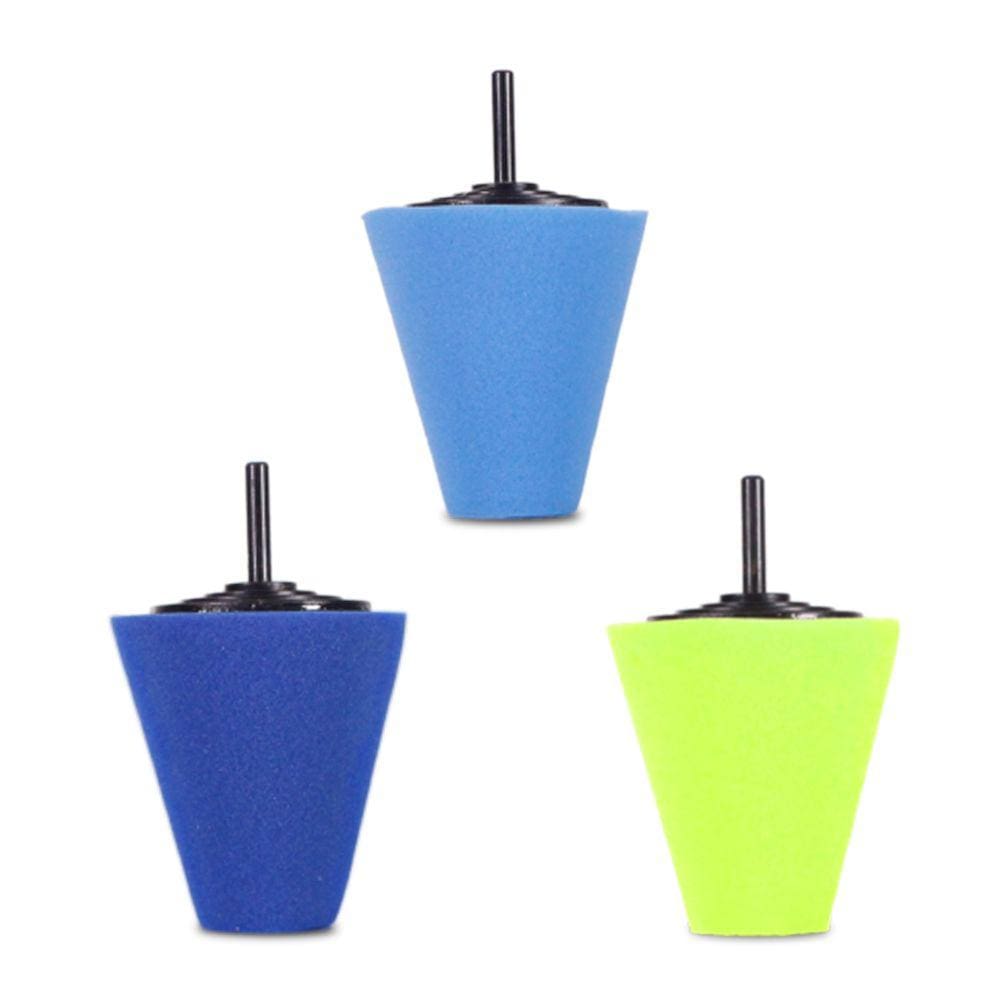 Kit 3 Peças Boina Polimento em Cone Vonixx