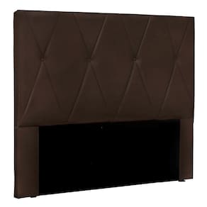 Cabeceira Casal 1,40m ávila Suede Marrom - Pallazio