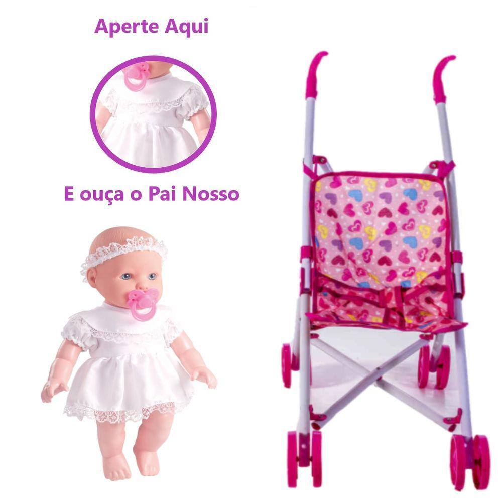 Boneca Collezione Angelina Negra Milk Brinquedos - Lojas Tem