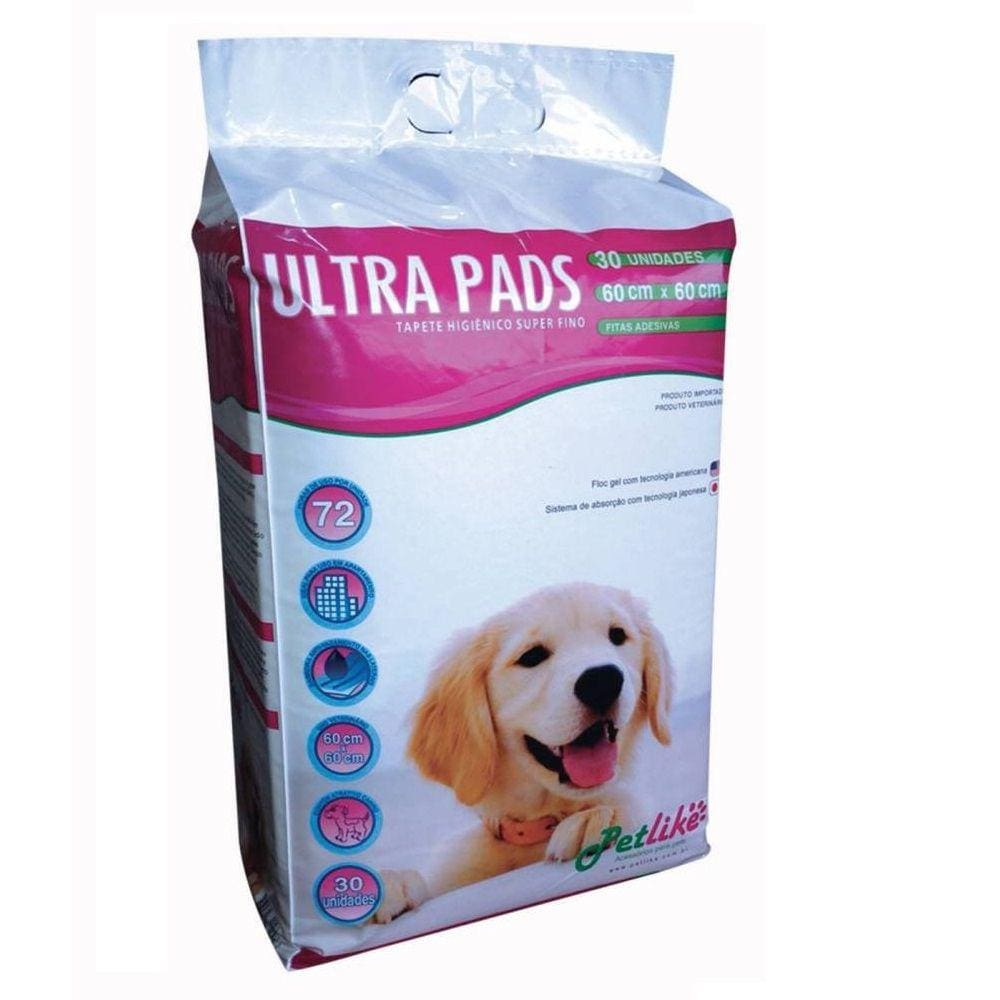 Tapete Higiênico Para Cães 60X60CM - 30 UNIDADES