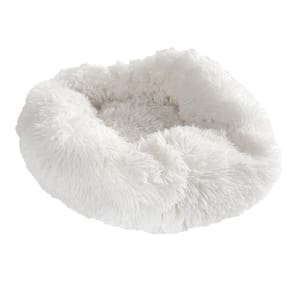 Cama Nuvem Pet Amora Redonda Prizi- Branco 60cm