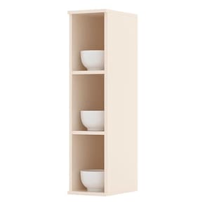 Armário Aéreo Nicho 20x83 cm Évelin Off White - Henn