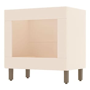 Balcão Para Forno de Embutir Évelin Off White - Henn