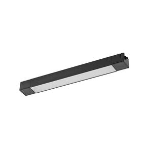 Módulo Led Difusor Para Trilho Nordecor Duli 20W 34Cm Bivolt Preto 3000K Luz Amarela