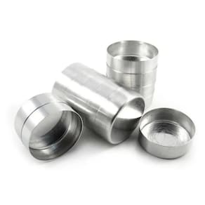 Forma N°2 Kit Com 50 Unidades Em Alumínio 6,5cm