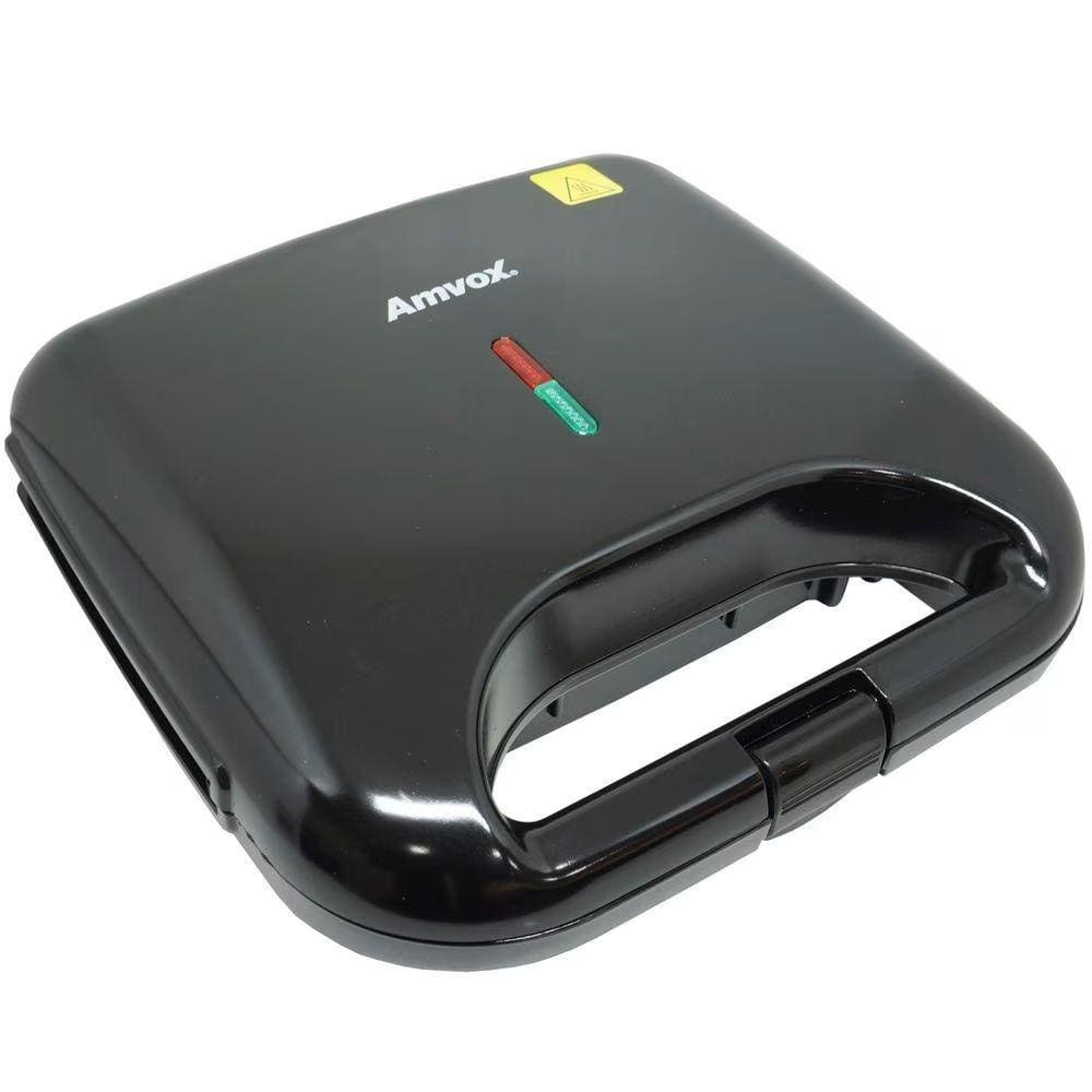 Sanduicheira Grill Amox Antiaderente 750w Preto - 110V