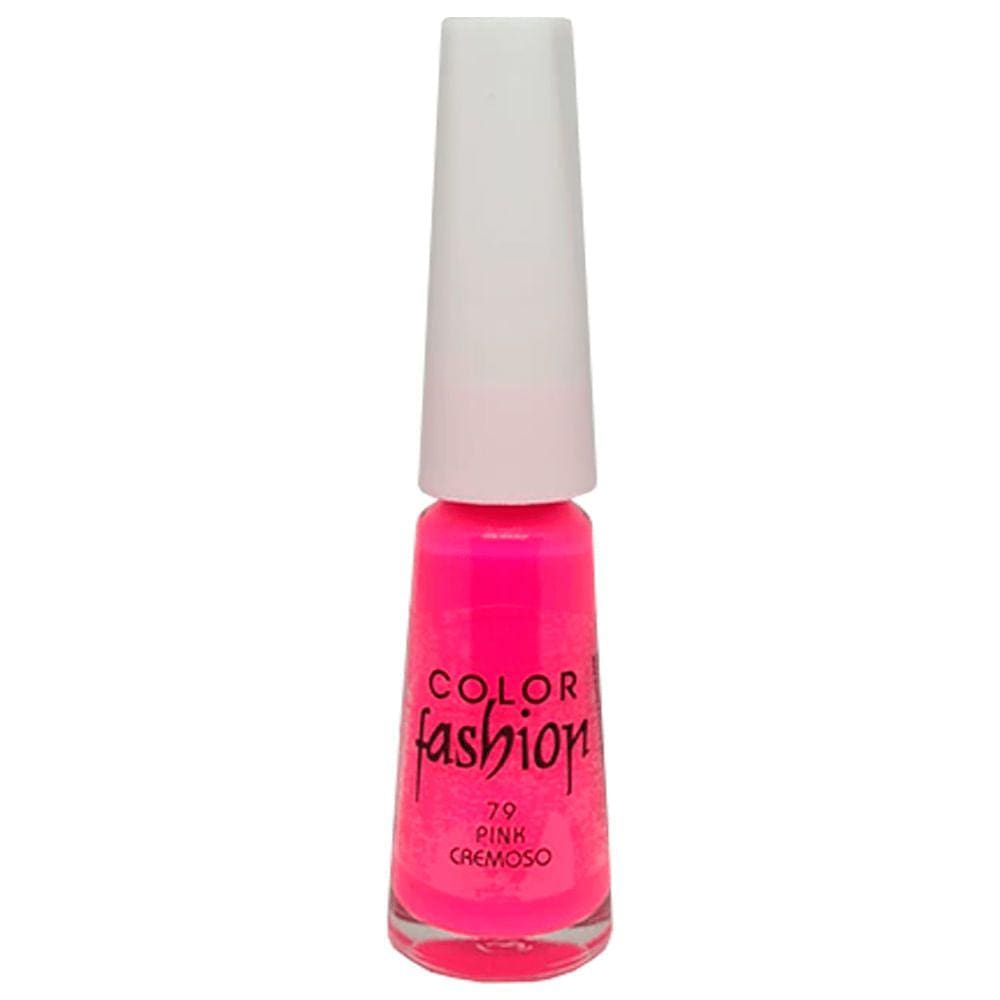 Esmalte Color Fashion Cremoso Cor Pink 8ml