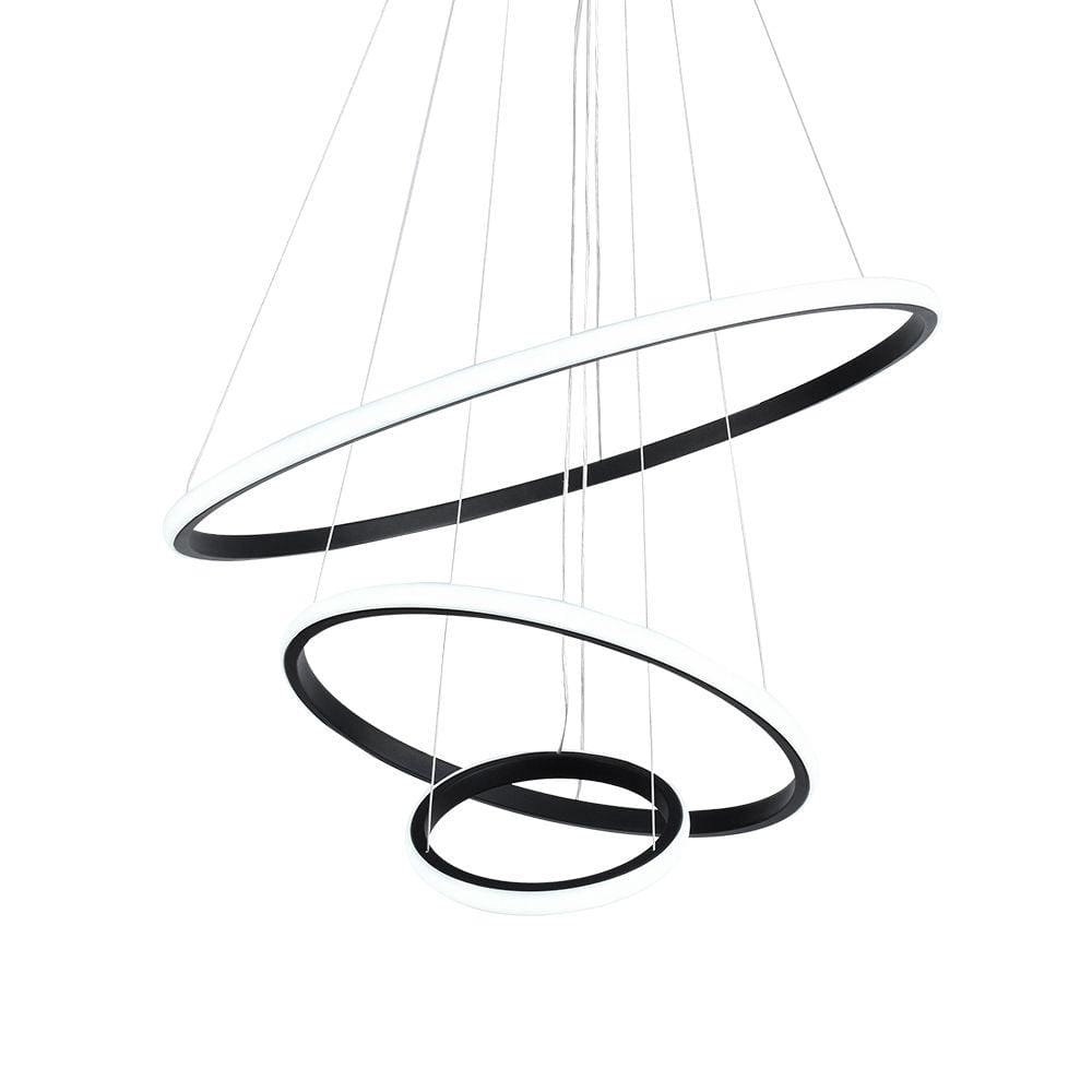 Lustre Pendente Taschibra Montreal 45W Led Bivolt Preto