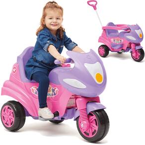 Triciclo Infantil Moto Uno 2 Em 1 Passeio e Pedal - Calesita