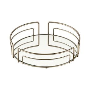 Bandeja Multiuso Hara Luiza Redonda 30Cm Diâm. X 8,5Cm Alt.