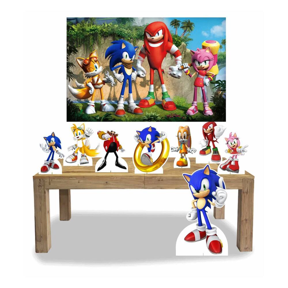 Painel de Festa Sonic #04 - 120x80