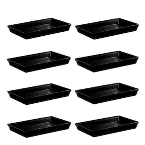 Conjunto de Travessa Stillo Rasa 4,5L 8 Peças Preto em Polipropileno Linha Tropical VEM