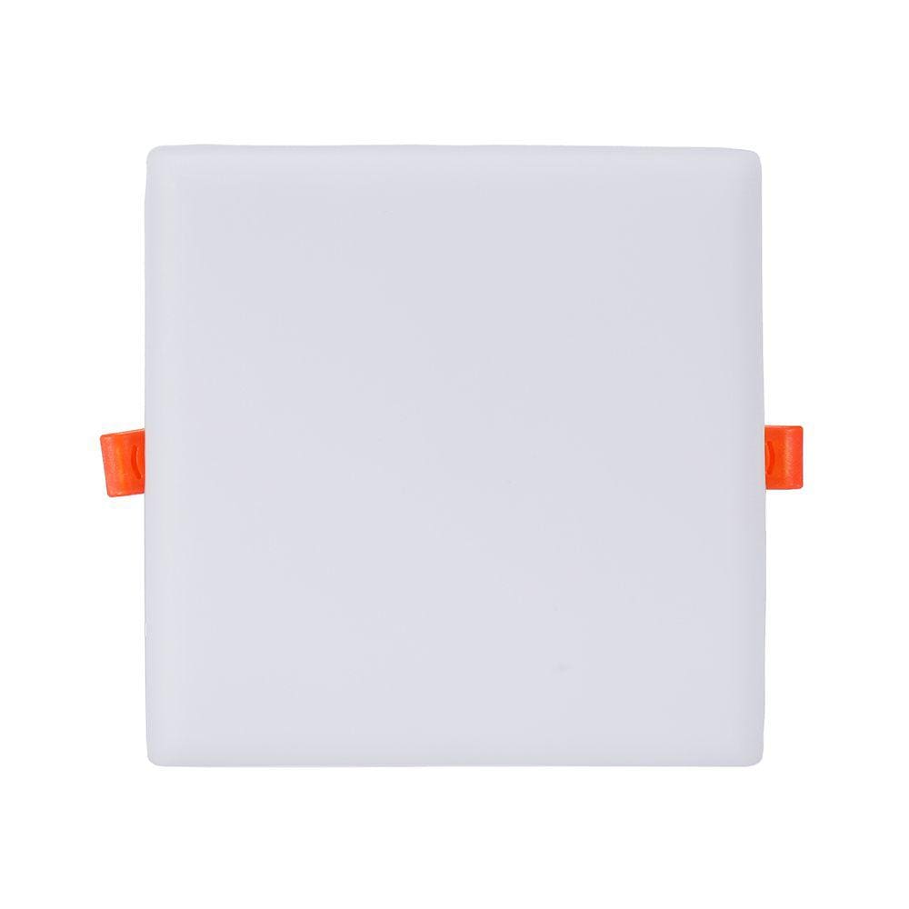 Painel De Led Blumenau Frameless Quadrado Sobrepor/Embutir 32W Bivolt 3000K Luz Amarela