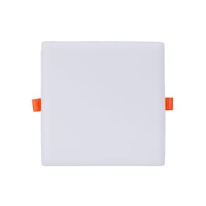 Painel De Led Blumenau Frameless Quadrado Sobrepor/Embutir 24W Bivolt 3000K Luz Amarela