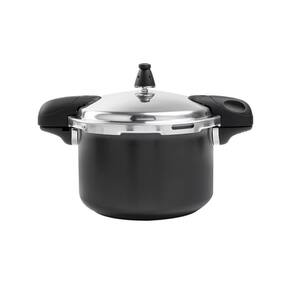 Panela de Pressão Antiaderente Brinox 5,4L Indução Ceramiclife Pressure Preto