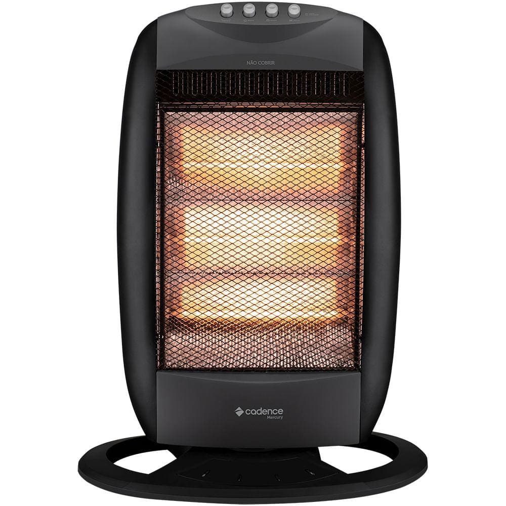 Aquecedor elétrico Cadence Mercury AQC305 preto 127V