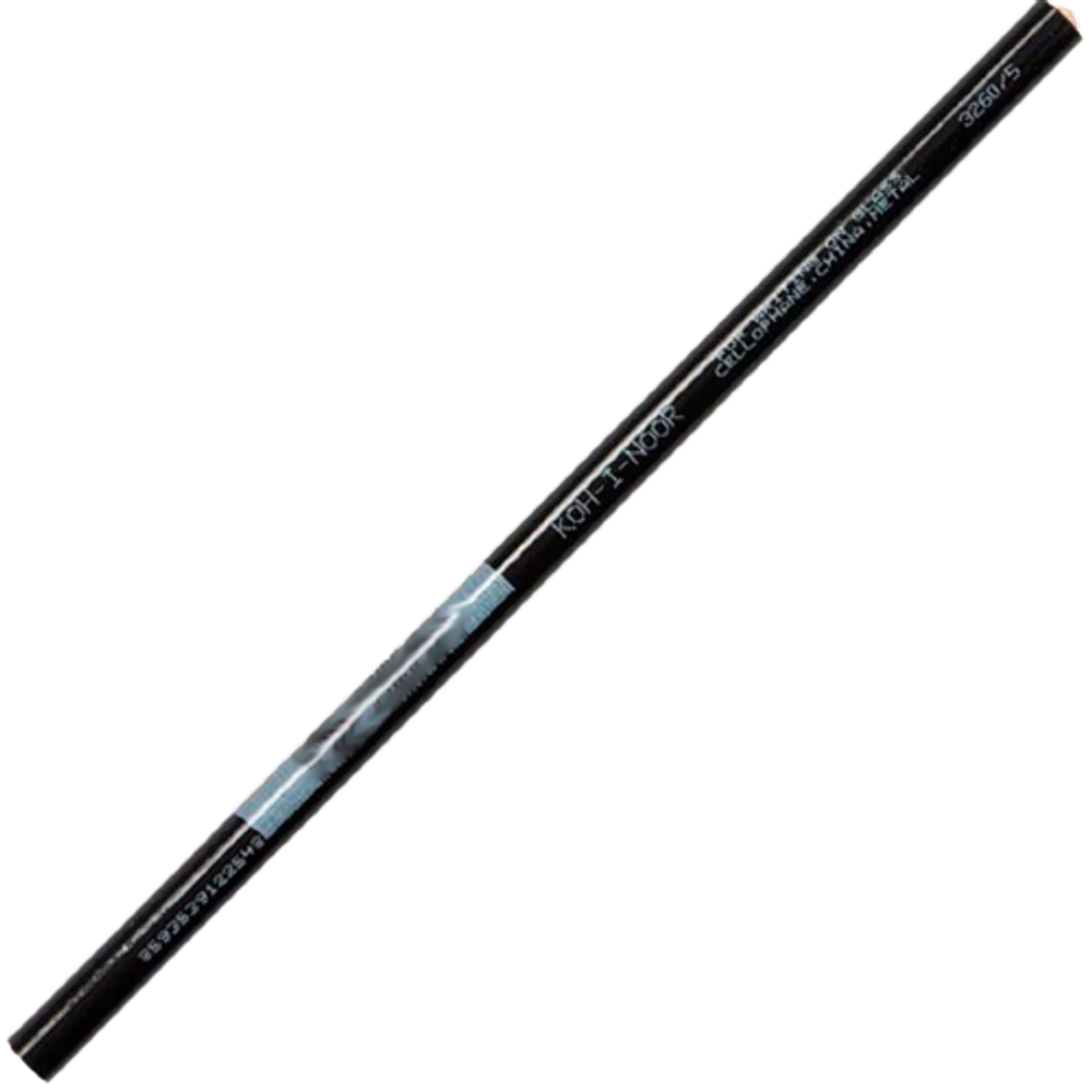 Lápis dermatográfico Preto Koh-i-noor 3263
