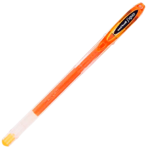 Caneta Gel Uni-ball Signo Neo ponta fina 0.7mm Cor Laranja