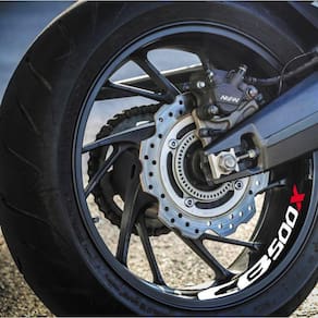 4 Adesivo Premium Honda Cb 500x Cor Prata