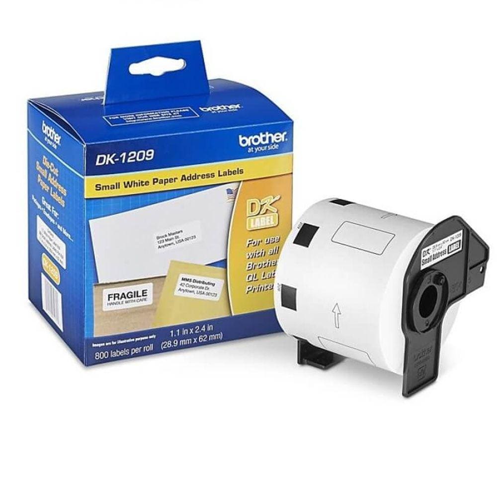 Etiqueta Brother 29x62mm DK-1209