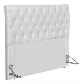 Cabeceira EBox Paris Queen 1,60m Em Corino Branco